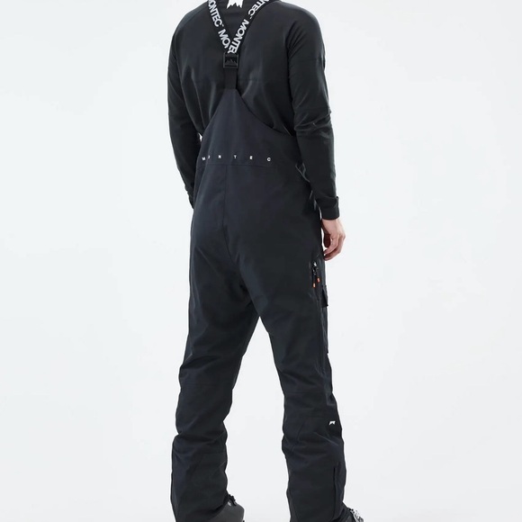 Montec Men's Black Ski & Snowboard Bib - Picture 2 of 6